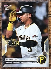 Michael Perez 2022 Topps Now #439  3 HR Game Powers Club To 8-7 Win  PR-257