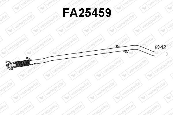 Tuyau d'échappement Fiat Punto 1.2 essence tube collecteur de rechange