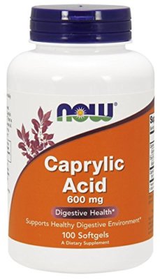NOW FOODS, CAPRYLIC ACID Caprylsäure 600mg 100 Weichkapseln ORIGINAL SUPER PREIS