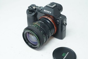 SONY E MOUNT ADAPTED 24MM F2.8 HANIMEX PRIME LENS ALL A7 NEX,A6000