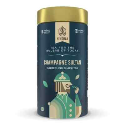 Hindraj Darjeeling Black Tea (Champagne Sultan) 18 Tea Bags World Wide