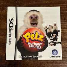 Petz Monkey House Pets Nintendo DS Instruction Manual Only