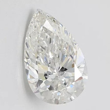 3.10 Cts PEAR Cut IGI CERTIFIED LAB GROWN CVD Diamond G Color VS1 Clarity