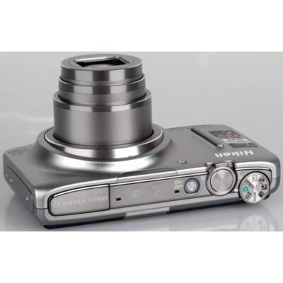 Nikon COOLPIX S9500 18.1MP Digital Camera 22 x Optical Zoom Silver