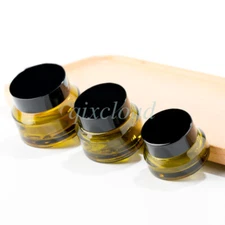 Empty Glass 15g/30g/50g Jars Cosmetic Cream Gel Bottles Sample Containers Pots