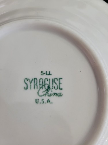 Syracuse China Dogwood Pattern Restaurant Ware Made In USA 3 Small Plates - Picture 5 of 9