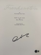 Oscar Isaac Signed Frankenstein Full Script Authentic Autograph Beckett