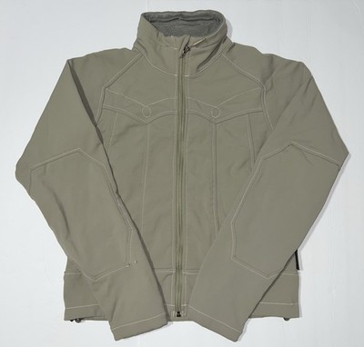 Cloudveil Women s Gray Full Zip Softshell Stretch Windstopper Jacket Size Small