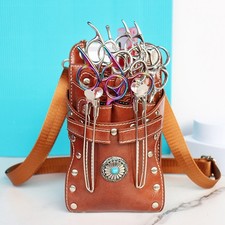 Barber Scissors Bag Hairstylist Waist Bag 7-Slot Detachable Scissor Holder FDWJ