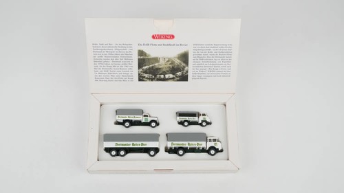 Wiking H0 1/87 099074 Juego de camiones "Cervecería DAB"- NUEVO | Condition: Gebraucht