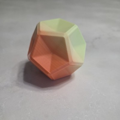 Concave Dodecahedron 3D Print Model Sculpture Geometry Math 