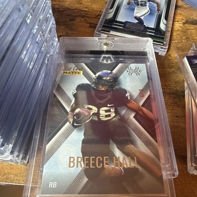 Wild Card 2022 MATTE X-Plode Breece Hall Rookie Insert #MXP-4 Serial #/10