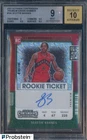 2021-22 Contenders Premium Green Shimmer Scottie Barnes RC BGS 9 w/ 10 AUTO