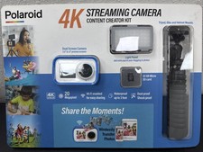 Polaroid 4k Streaming Action Camera Content Creator Kit 20 Megapixels Wi-Fi