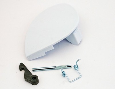 Original Indesit Evo Weiß Plastik Türgriff Set Mpn : C00075323