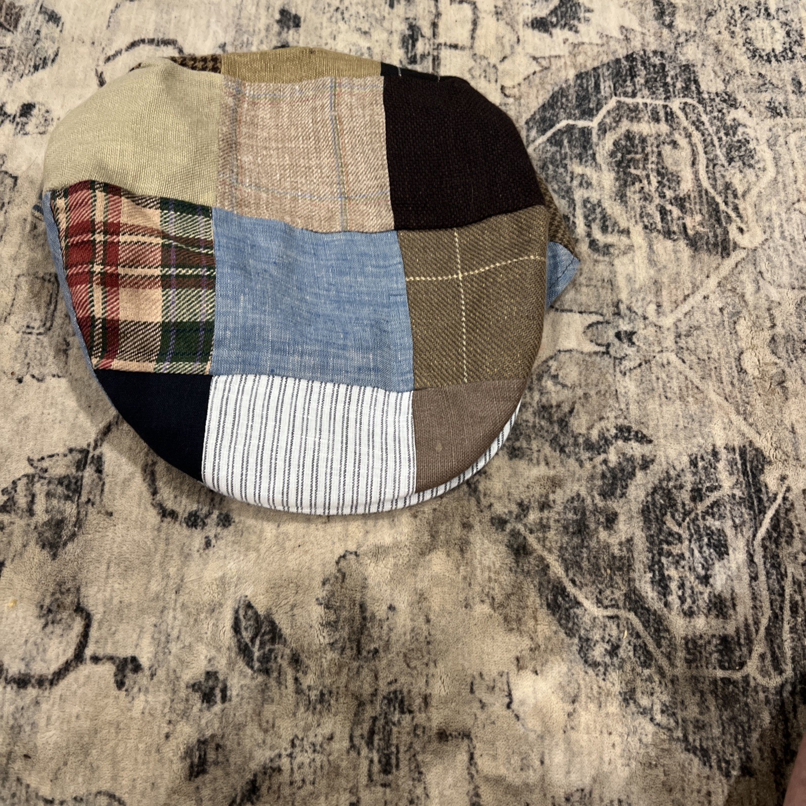 Hannah Hats Plaid Patchwork Size Large - image 2