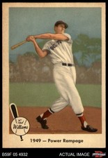 1959 Fleer #38 Ted Williams Power Rampage Red Sox HOF 7 - NM