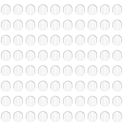 100 Pcs Ohrring-sicherheitspolster Silikon-ohrringkissen Ohrpolsterersatz