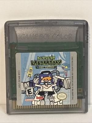 Dexter's Laboratory: Robot Rampage (Nintendo Game Boy Color) Authentic Cart Only
