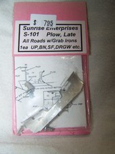 Sunrise Enterprises S-101 Plow Late All Roads w/Grab Irons 1Per Pack