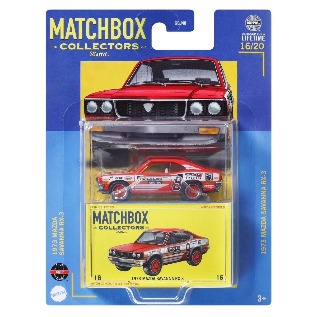Matchbox - 2024 Collectors 16/20 1973 Mazda Savanna RX-3 (BBHVW21