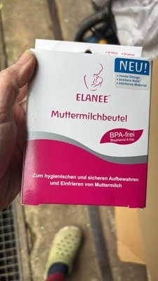 NEU ELANEE Muttermilchbeutel, aufbewahren & einfrieren von Muttermilch, 20 Stück