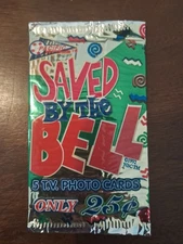Vintage Saved By The Bell Trading Cards Pack Pacific 1992 Sealed Pack TV Show