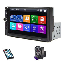 7“ Car Radio 1 Din Multimedia Player Support Carplay Android Auto HD Touch Scree