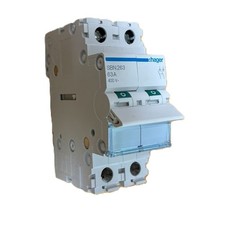 Hager 63A DP Switch Disconnector Isolator - SBN263