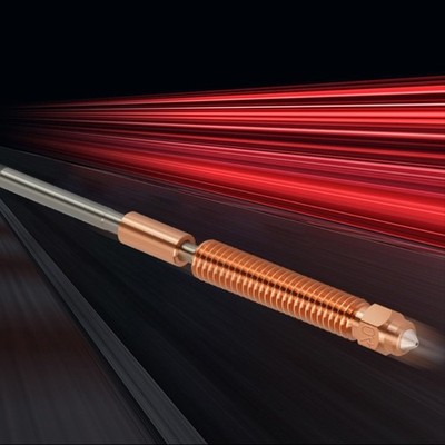 Hardened Metal Nozzle Set for K2 Plus Offering Quick Swaps and High Durability