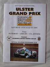 Ulster Grand Prix  Official Souvenir Programme 1995 – Excelent Condition