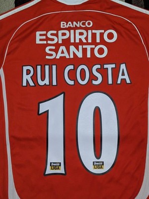 Benfica Portugal 2006/2007 Rui Costa Home FOOTBALL SHIRT Adidas