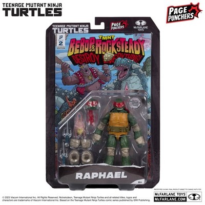 McFarlane Toys Raphael (Teenage Mutant Ninja Turtles) + Comic Page Puncher