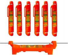 7 pcs Hanging Bubble Line Level for Building Trades, Engineering, Surveying, Me