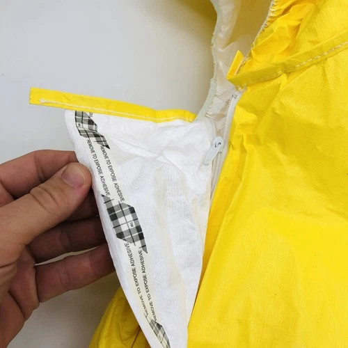 Dupont Tychem 2000 Hazmat Coverall Suit 3XL Hooded Yellow QC122BYL3X001200 1pk image 5