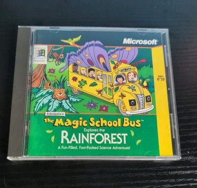 The Magic School Bus: Explores The Rainforest (PC Game, 1997, Microsoft)