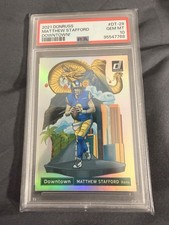 2021 Panini Donruss Matthew Stafford Downtown PSA 10 Gem Mint SSP Case Hit Rams