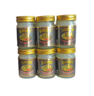 Samphaothong Tiger Balm -  Thai Massage Balsam 6 mal 50 Gramm Thailand