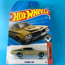 HOT WHEELS 2026 '70 BUICK GSX METALFLAKE GOLD 183/250 JJK23 BLISTER PACK DAMAGE
