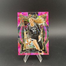 2025 Panini Select WNBA #63 Elizabeth Kitley Pink Ice Prizm Las Vegas Aces