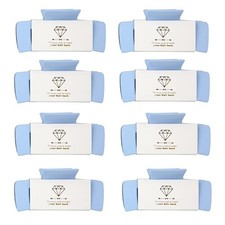 Bridesmaid Hair Claws Bachelorette 4.1 Inch Square Hair Clips Set of Dusty Blue