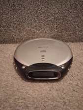 Lenoxx Sound CD-855 Portable Compact Disc CD Player Silver Black Tested Works