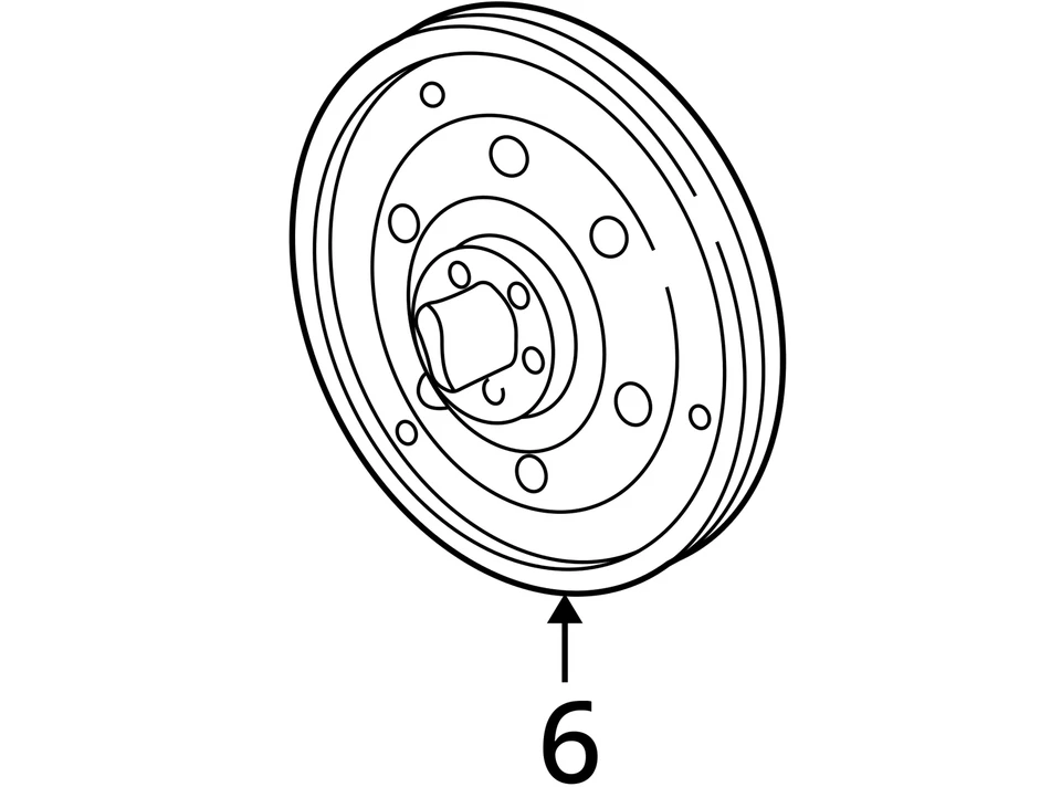 Flywheel/Flex Plate Automatic Transmission 4-134 Fits 82-02 CAVALIER 3805867 - Изображение 4 из 4