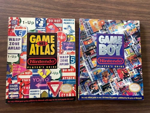 VTG Lot 2 Game Boy Nintendo Player's Guide and Game Atlas NES Players Guide