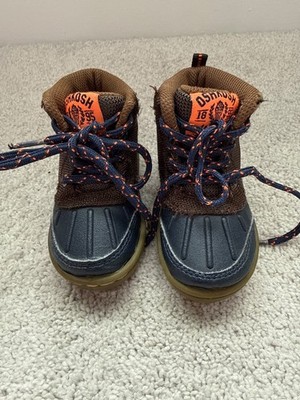 OshKosh B'Gosh Boots Kids Boys Duck Boot Toddler Size 5 Lace Up Rain Snow