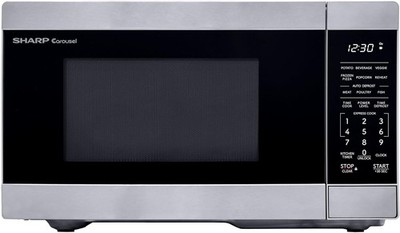 SHARP Countertop Microwave Oven with Removable 10.6'' Carousel Turntable, 900 Wat