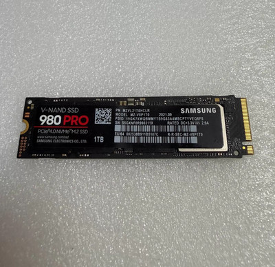 Samsung 980 PRO 1TB M.2 NVMe PCIe 4.0 x4 Internal SSD For PC