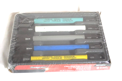 Snap-on エキステンションセット New Snap-on™ 305TSKTA 5 pc Torque Limiting Color Coded Extension