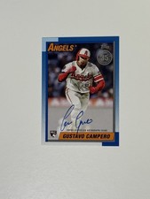 2025 Topps Update 1990 Topps Autographs #90B2-GCA Gustavo Campero RC Angels