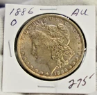 1886 O US Morgan Silver Dollar $1 AU (Toned)